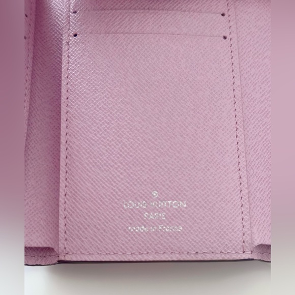 Louis Vuitton Epi Tropical Victorine Compact Wallet Blue Rose - Picture 10 of 13